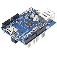 HiLetgo W5100 Ethernet Network Shield W5100 Ethernet Expansion Board with SD Card Slot for Arduino UNO MEGA2560